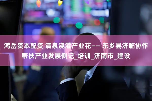 鸿岳资本配资 清泉浇灌产业花—— 东乡县济临协作帮扶产业发展侧记_培训_济南市_建设